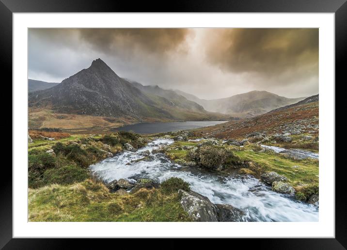 Cloud burst Framed Mounted Print by Jonathon barnett