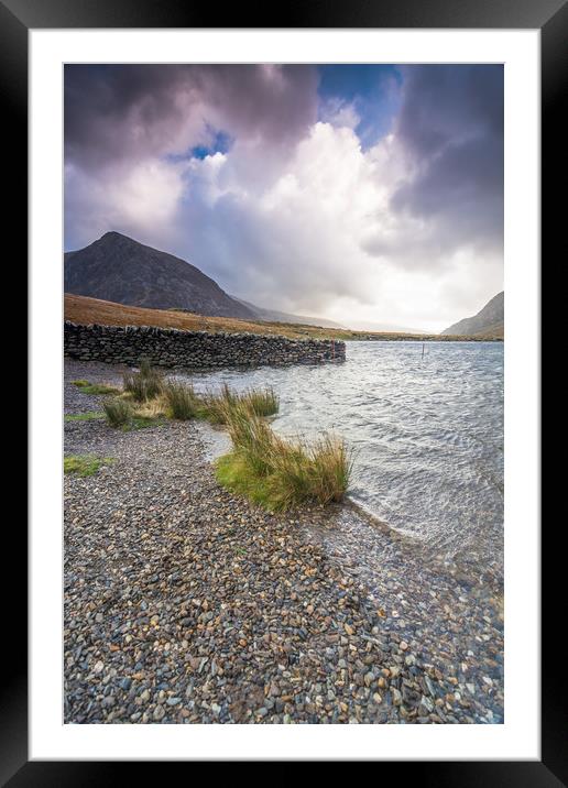 Lake shore Framed Mounted Print by Jonathon barnett