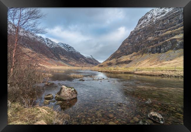 Loch river Framed Print by Jonathon barnett