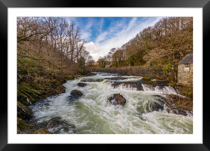 In full flow Framed Mounted Print by Jonathon barnett