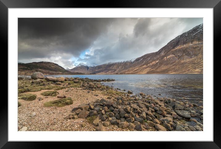 Loch Etive Scottish Highlands Framed Mounted Print by Jonathon barnett