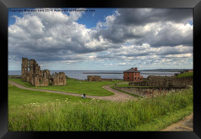  Tynemouth Priory Framed Print by Sharon Cain