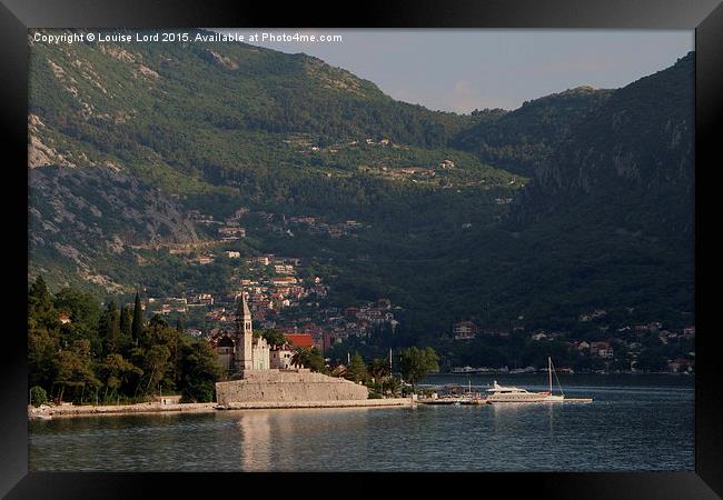  Kotor, Montenegro Framed Print by Louise Lord