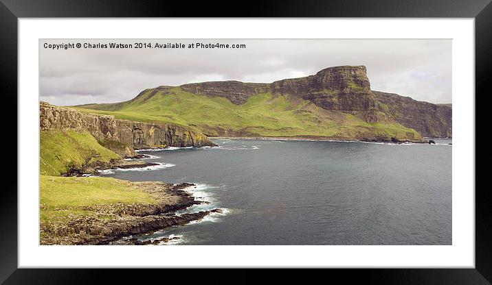  Neist Point  Framed Mounted Print by Charles Watson