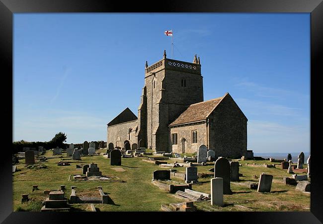  Uphill Church (St.Nicholas) Framed Print by Neil Smith