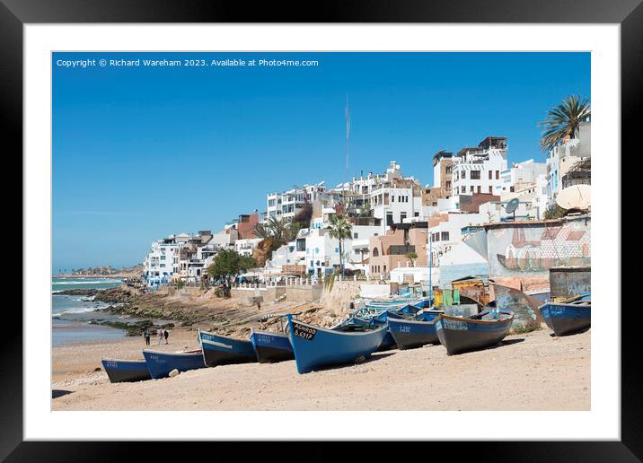 Taghazout Morocco Framed Mounted Print by Richard Wareham