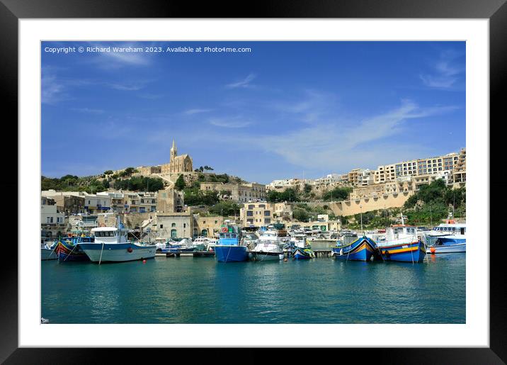 Gozo Framed Mounted Print by Richard Wareham