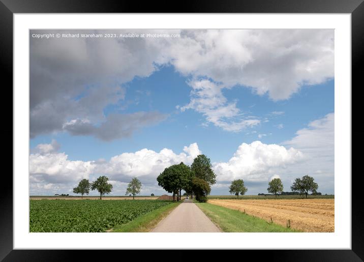 Groningen landschap.  Framed Mounted Print by Richard Wareham