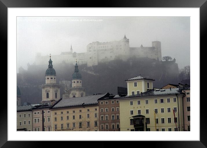  Festung Hohensalzburg Salzburg Framed Mounted Print by Richard Wareham