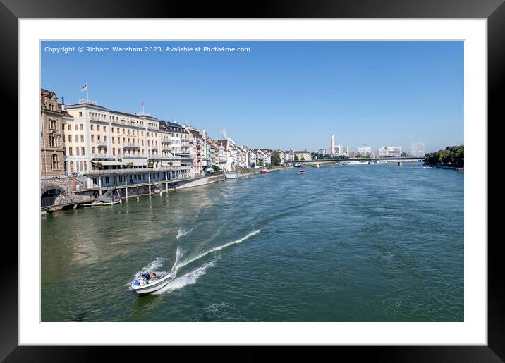 Basel Switzerland Framed Mounted Print by Richard Wareham