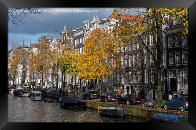 Amsterdam Autumn Framed Print by Richard Wareham