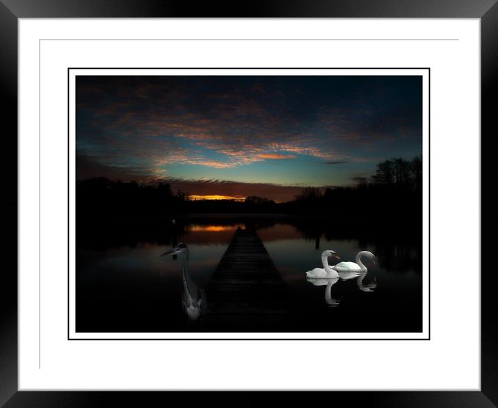 Early Morning Framed Mounted Print by peter wyatt