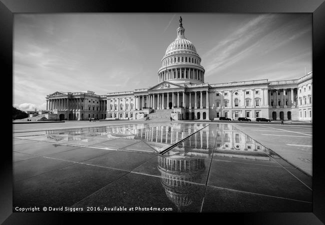 Capitol Hill Framed Print by David Siggers