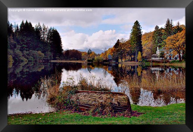  Scottish Trossachs in Autumn Framed Print by Kevin Askew