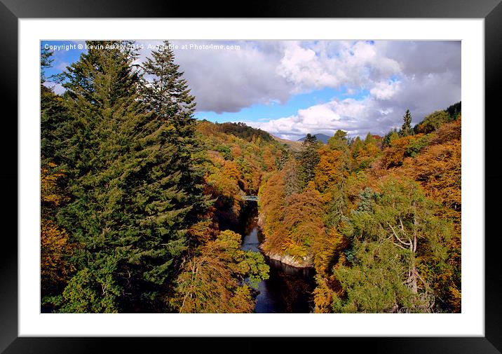 Pass of Killiecrankie Framed Mounted Print by Kevin Askew