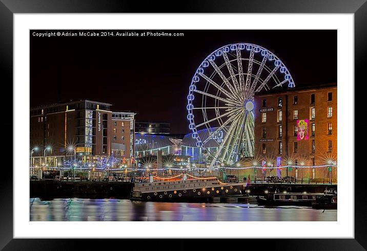  Iconic Liverpool Framed Mounted Print by Adrian McCabe