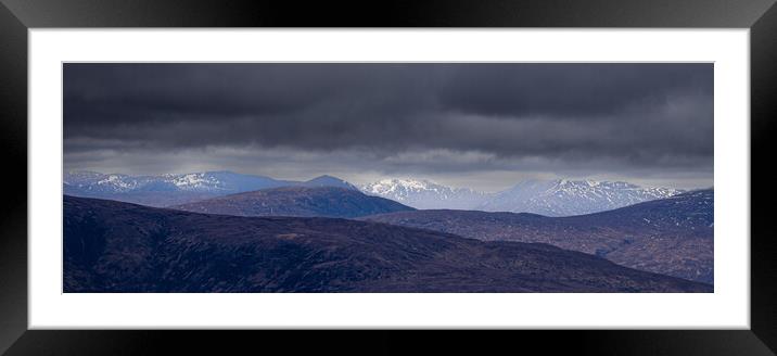 View from Ben Nevis., Framed Mounted Print by David Hall