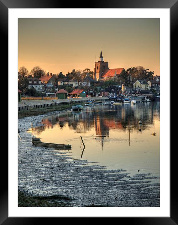  Maldon at Dust Framed Mounted Print by David Hall