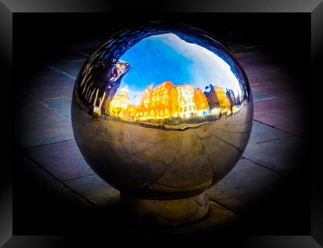 London Sphere Framed Print by David Hall