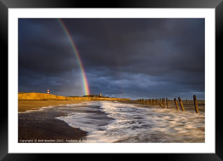 Radiant Rainbow Bliss Framed Mounted Print by Rick Bowden