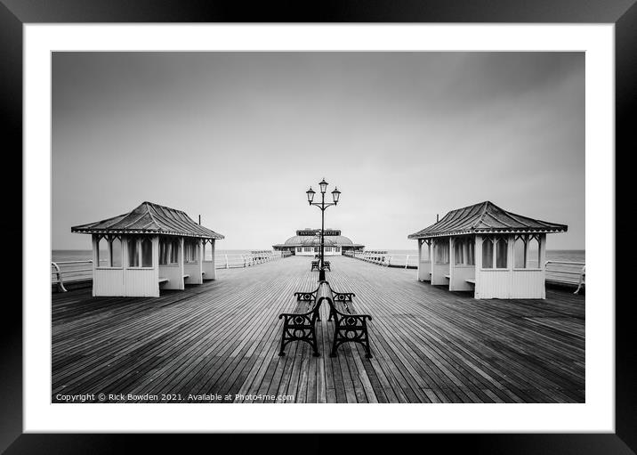 Cromer Peir Framed Mounted Print by Rick Bowden