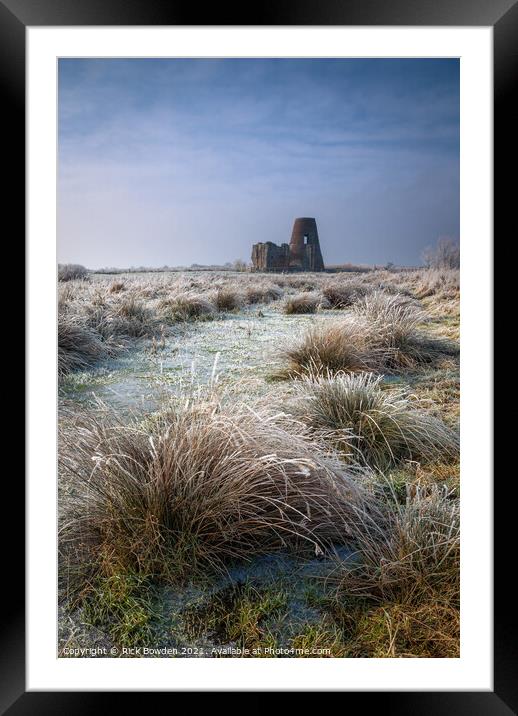 St Bennets Abbey Framed Mounted Print by Rick Bowden