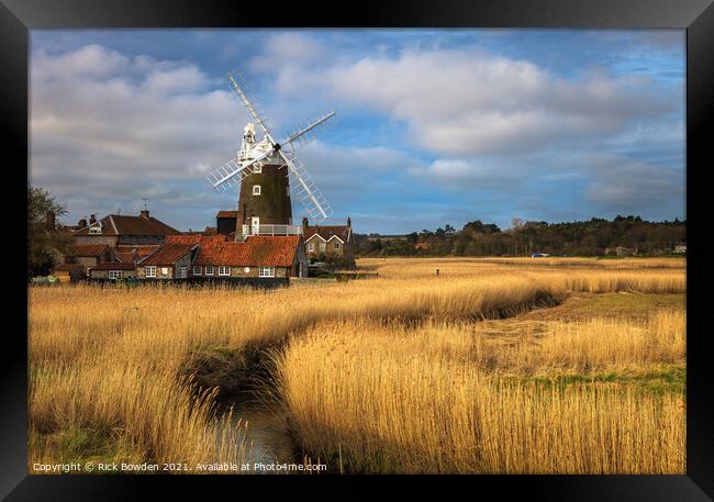 Basking in the Euphoria of the Coastal Countryside Framed Print by Rick Bowden