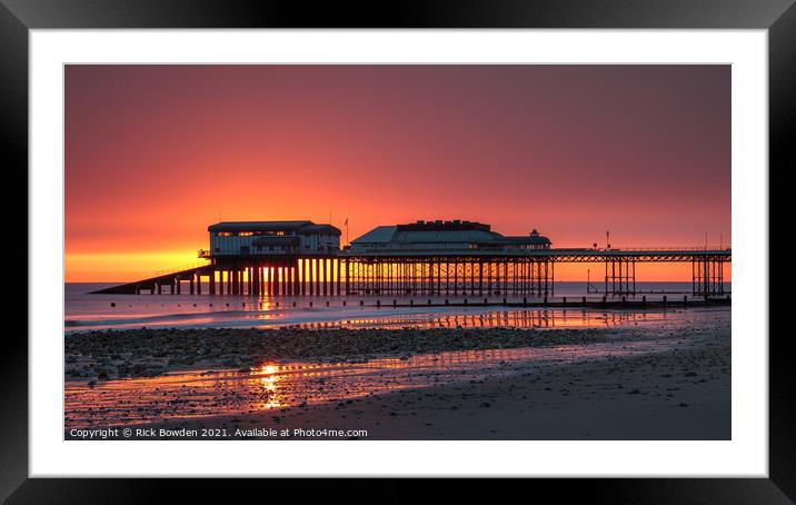 Cromer Pier Framed Mounted Print by Rick Bowden