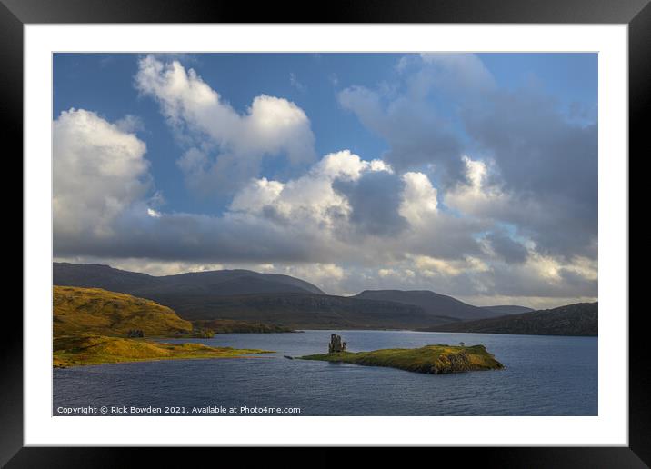 Ardvreck Castle Framed Mounted Print by Rick Bowden