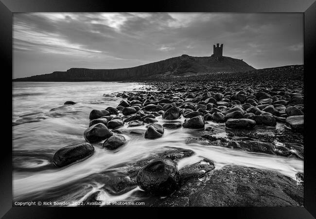 Majestic Ruins of Dunstanburgh Castle Framed Print by Rick Bowden