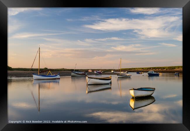 North Norfolk Reflections Framed Print by Rick Bowden
