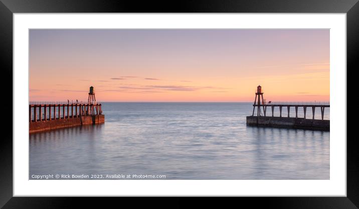 Harbour Entrance Framed Mounted Print by Rick Bowden