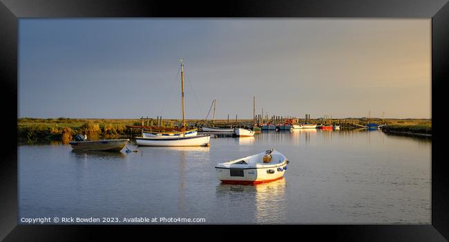 Morston Framed Print by Rick Bowden