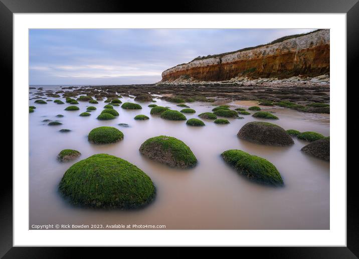 Majestic Carrstone Cliffs Framed Mounted Print by Rick Bowden