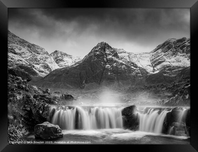 Majestic Waterfalls Framed Print by Rick Bowden