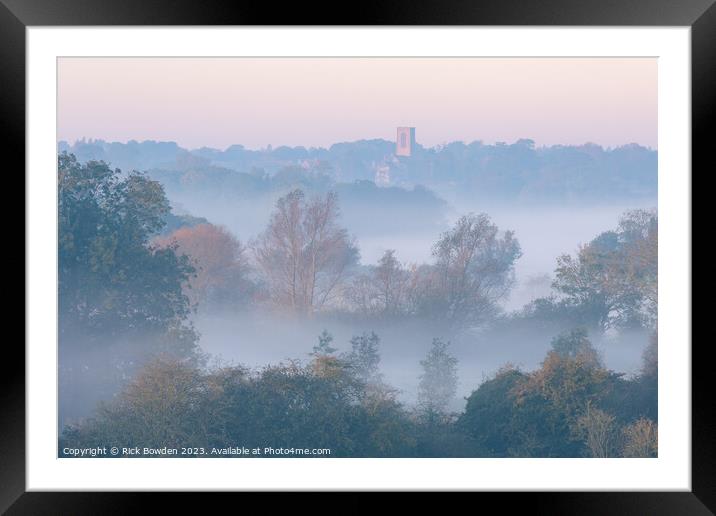 Wensum Valley Morning Framed Mounted Print by Rick Bowden