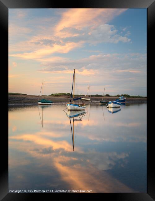 Burnham Clouds Framed Print by Rick Bowden