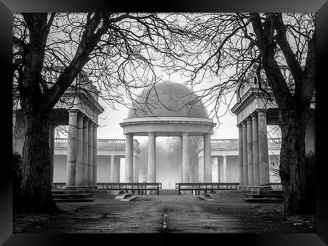 Eaton Park Bandstand Framed Print by Rick Bowden