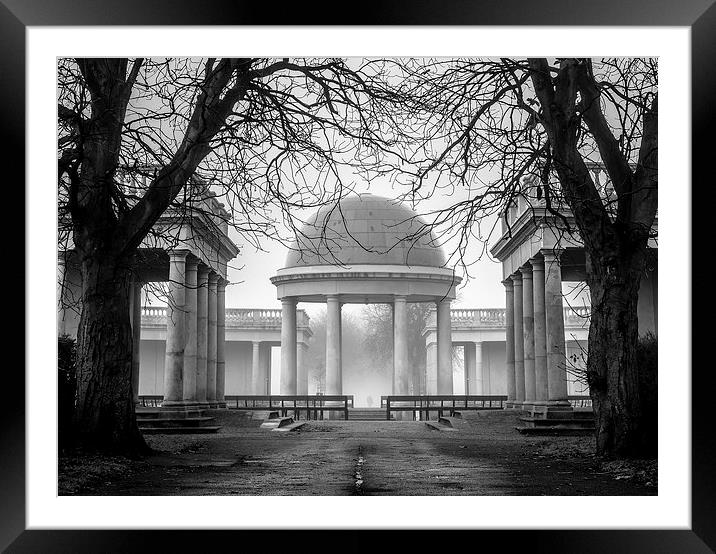 Eaton Park Bandstand Framed Mounted Print by Rick Bowden