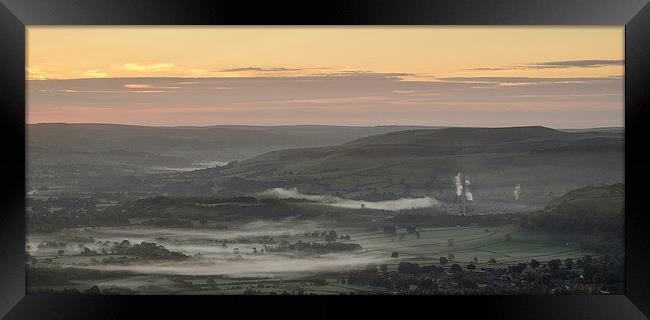 Hope Valley Mist Framed Print by Rick Bowden