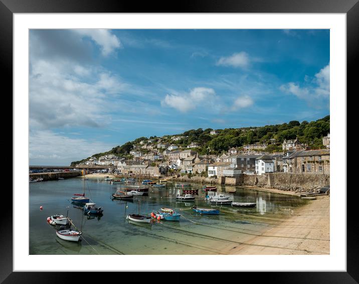 Mousehole Cornwall Framed Mounted Print by Rick Bowden