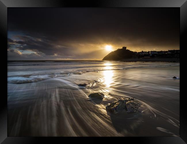 Criccieth Castle Wales Framed Print by Rick Bowden