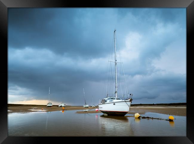 Approaching Storm Framed Print by Rick Bowden