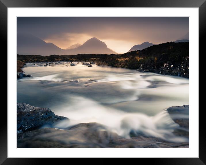 Majestic Marsco Mountain Framed Mounted Print by Rick Bowden