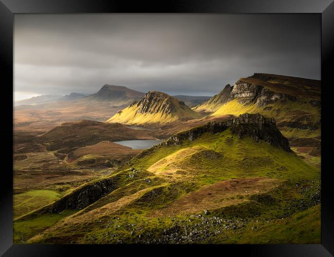 Quiraing Isle of Skye Scotland Framed Print by Rick Bowden