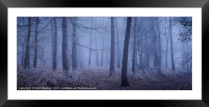 Enchanting Winter Wonderland Framed Mounted Print by Rick Bowden