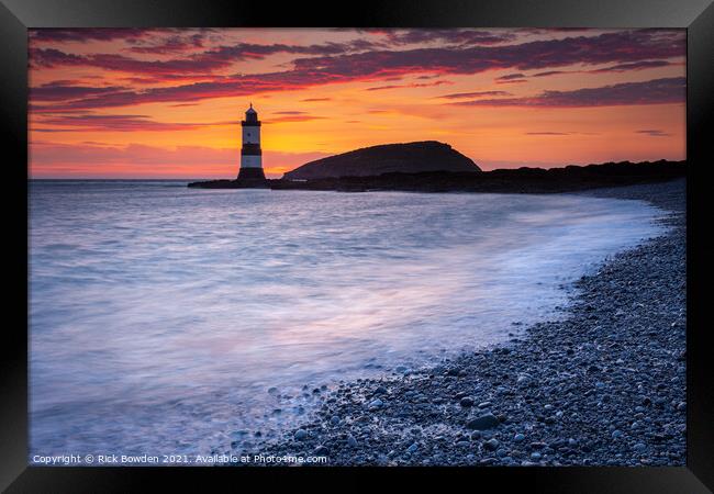 Penmon Point Anglesey Framed Print by Rick Bowden