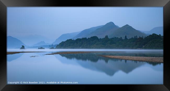 Derwent Water Lake District Framed Print by Rick Bowden