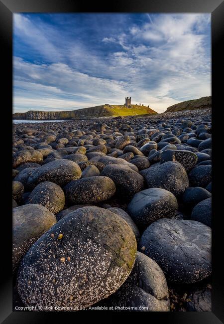 Dunstanburgh  Castle  Northumberland Framed Print by Rick Bowden