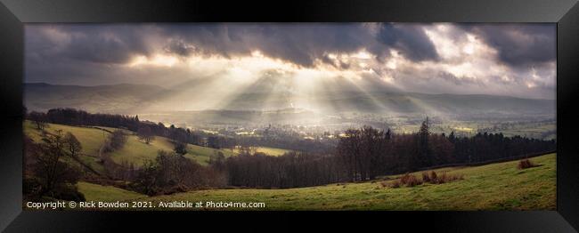 Hope Valley Peak District Framed Print by Rick Bowden